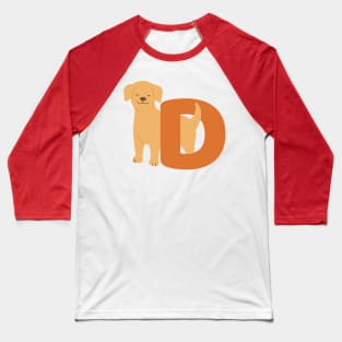 Animal alphabet D Baseball T-Shirt